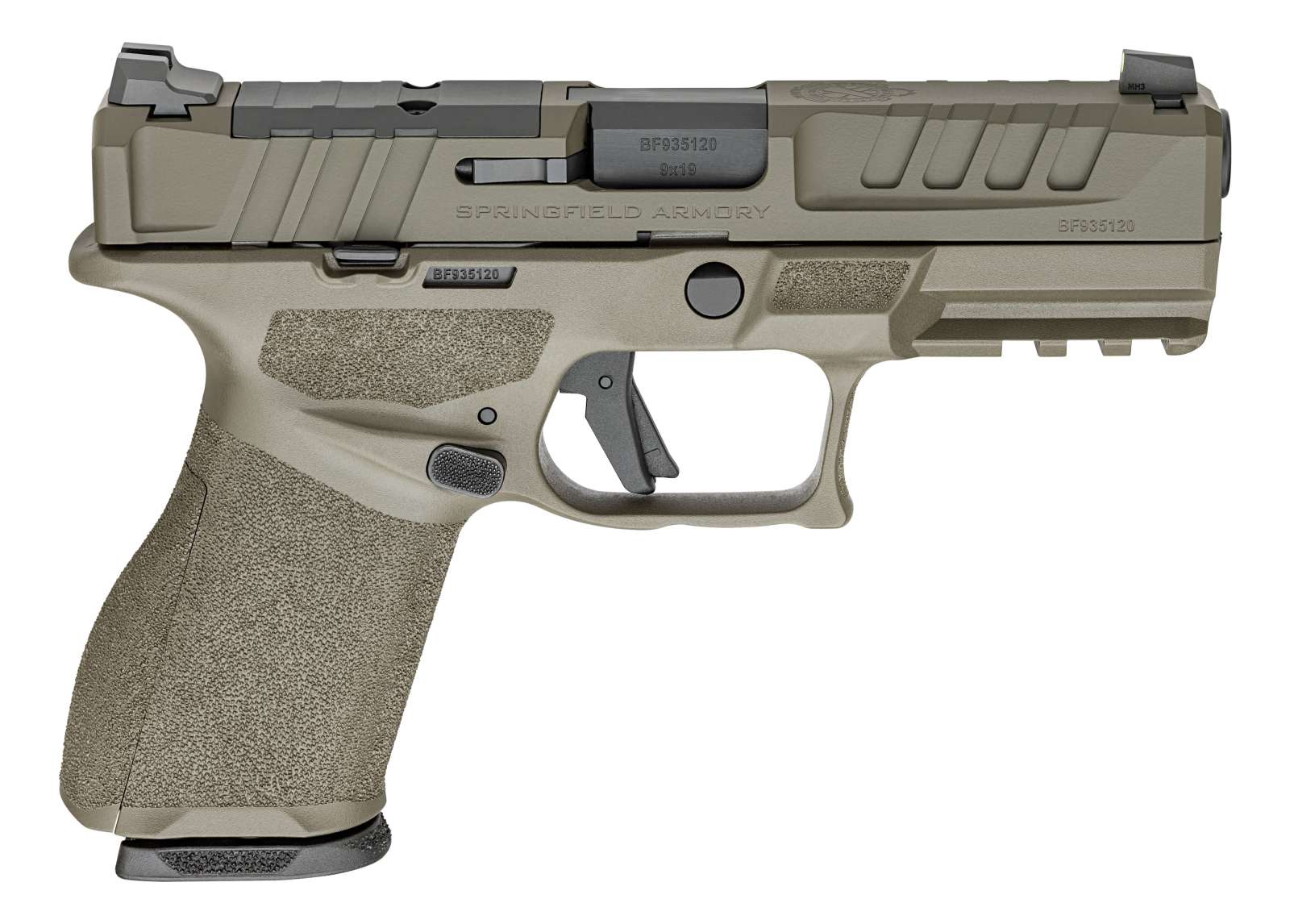 Springfield Armory Echelon 9mm Pistol 4" OD Green