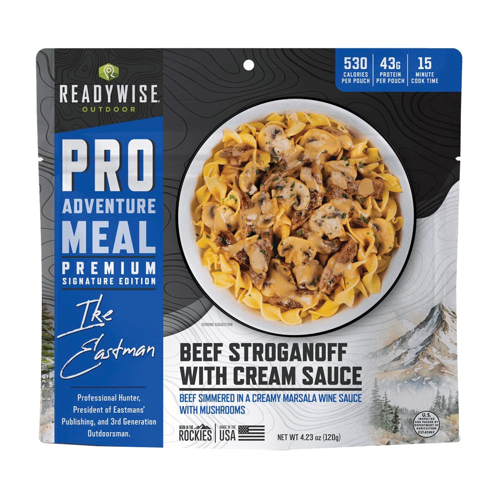 ReadyWise Signature Edition Pro Adventure Meal Beef Stroganoff w/Cream Sauce, 4.23 oz