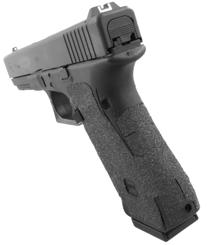 Talon Grips 113G Adhesive Grip Compatible w For Glock 17222431343537 Gen4 wNo Backstrap Black Textured Granulate