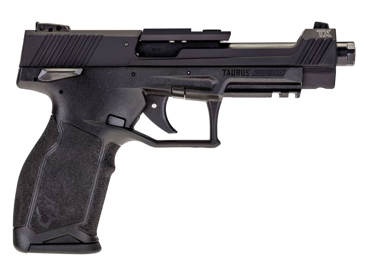 Taurus TX22 Competition Optics Ready .22 LR Pistol, Black - 1-TX22C151