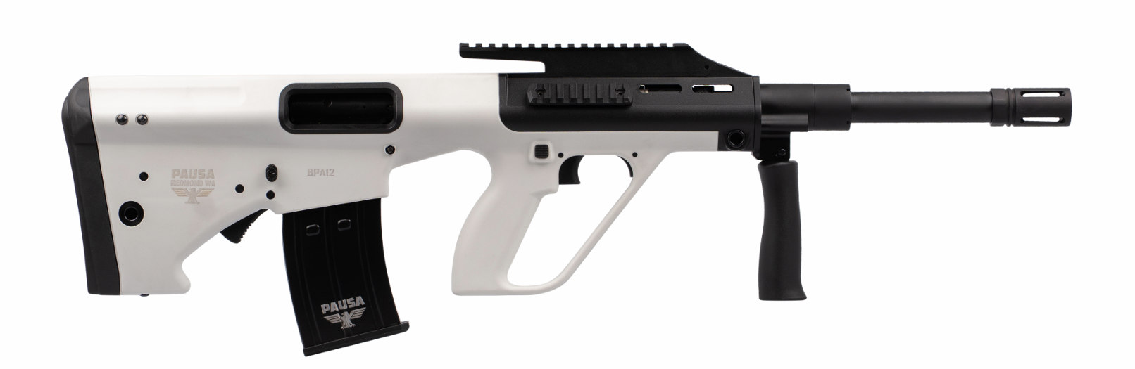 Panzer Arms BPA12 18.5" 12ga Bullpup Shotgun, Alpine White