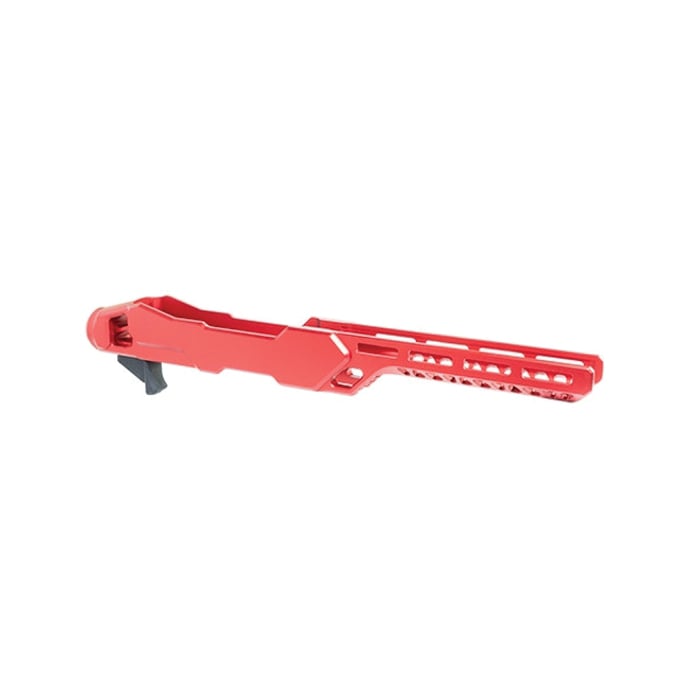 Timber Creek Enforcer Skeletonized Rifle Chassis Fits Ruger 10/22, Red