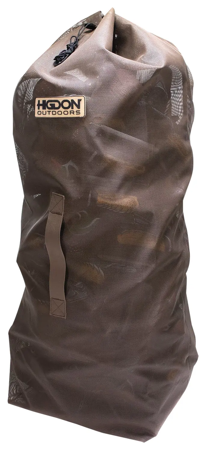 Higdon Outdoors 37179 Decoy Bag Large Black PVC Coated Mesh 51" x 18" x 15" Holds up to 56 Standard Decoys