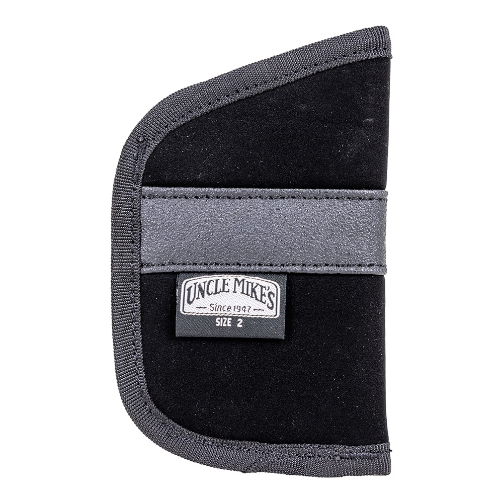 Uncle Mike's Size 2 Right Hand Inside the Pocket Holster, Textured Black - 87442