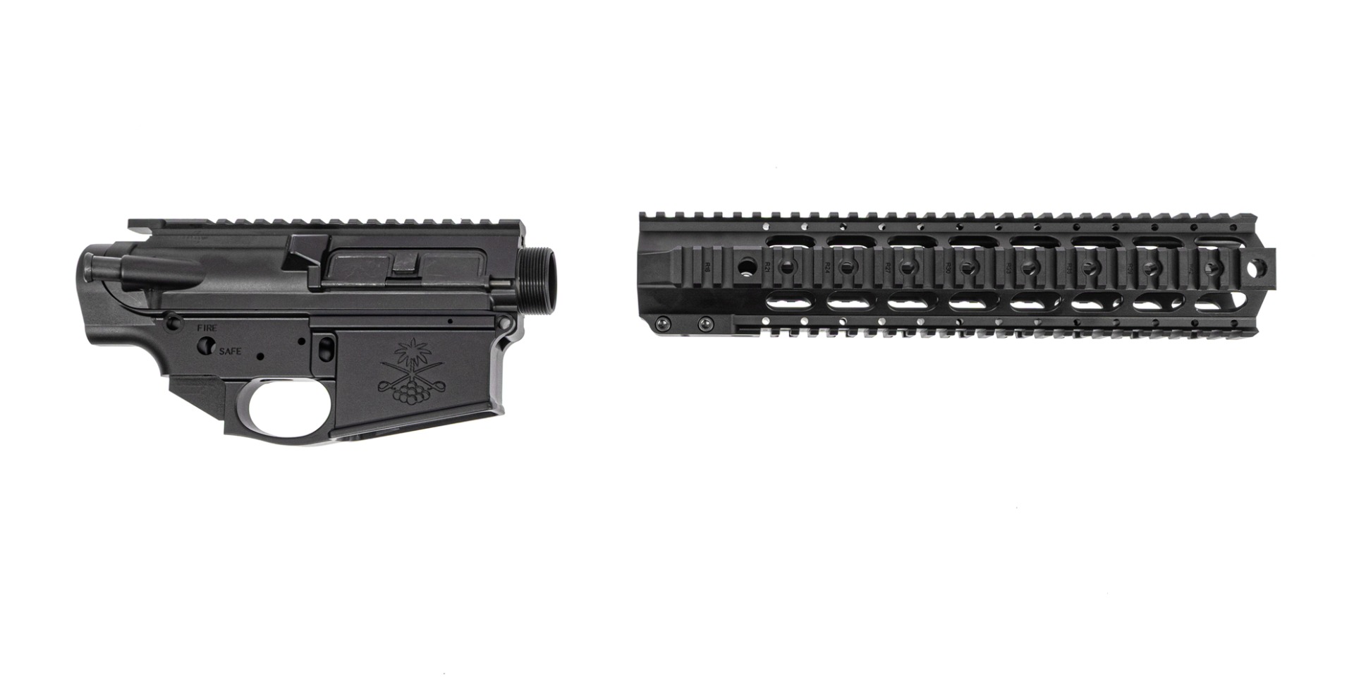 Sabre-10 Builder Set 12.5" Quad Rail, Black