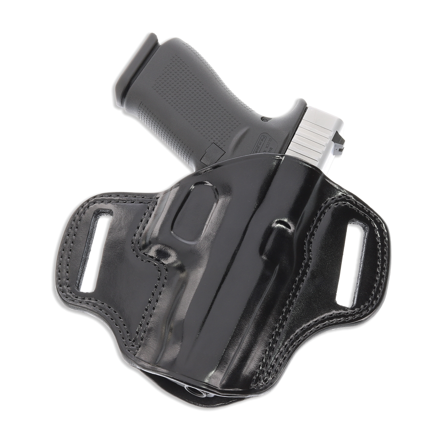 Galco Combat Master Glock 48 MOS Leather Holster Right, Black - CM834B