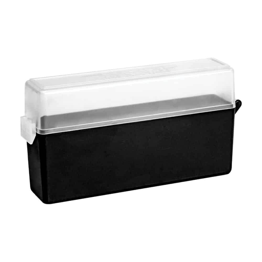 Berrys Bullets #209 .220 Swift/.22-250 Remington Flip-Top Ammo Box, 20rds Black/Clear