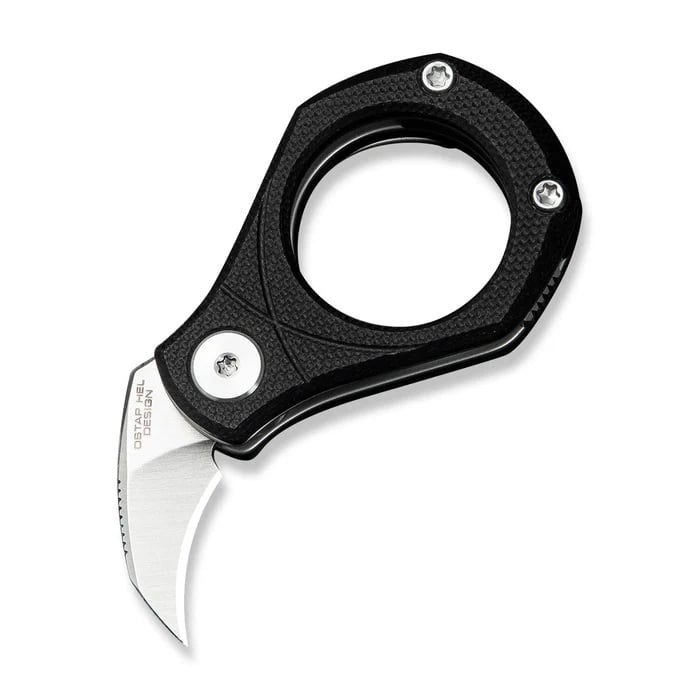 CIVIVI Pyrus Slip Joint Utility Knife, Black - C23038-2