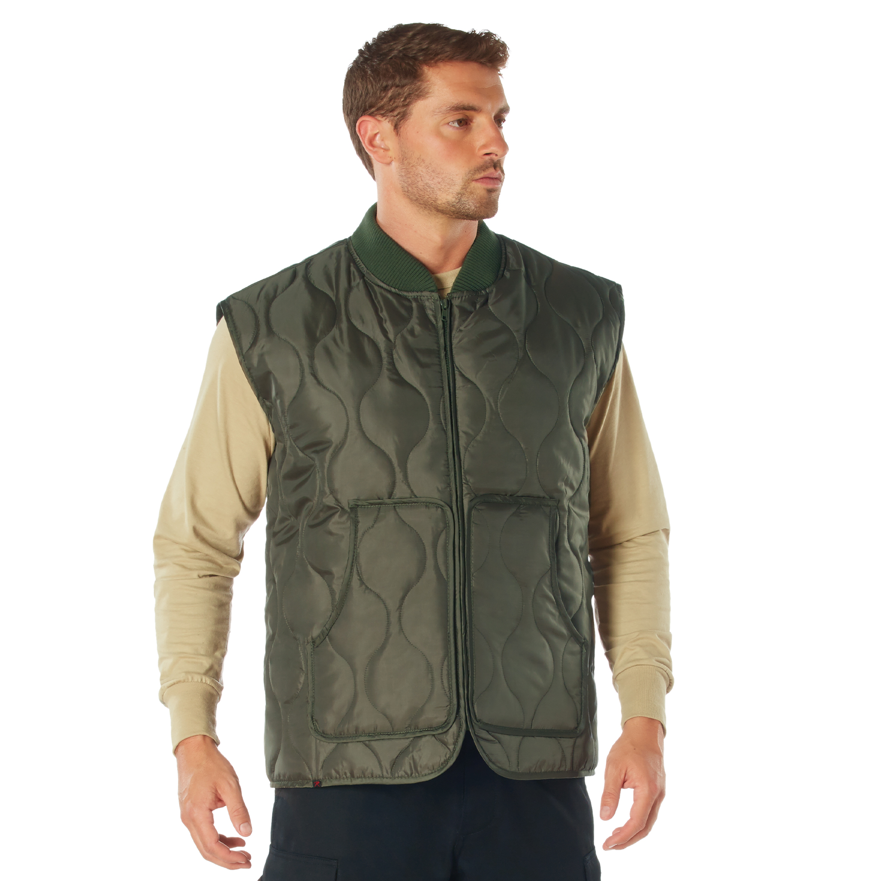 Rothco Quilted Woobie Vest - Olive Drab, 2X-Large