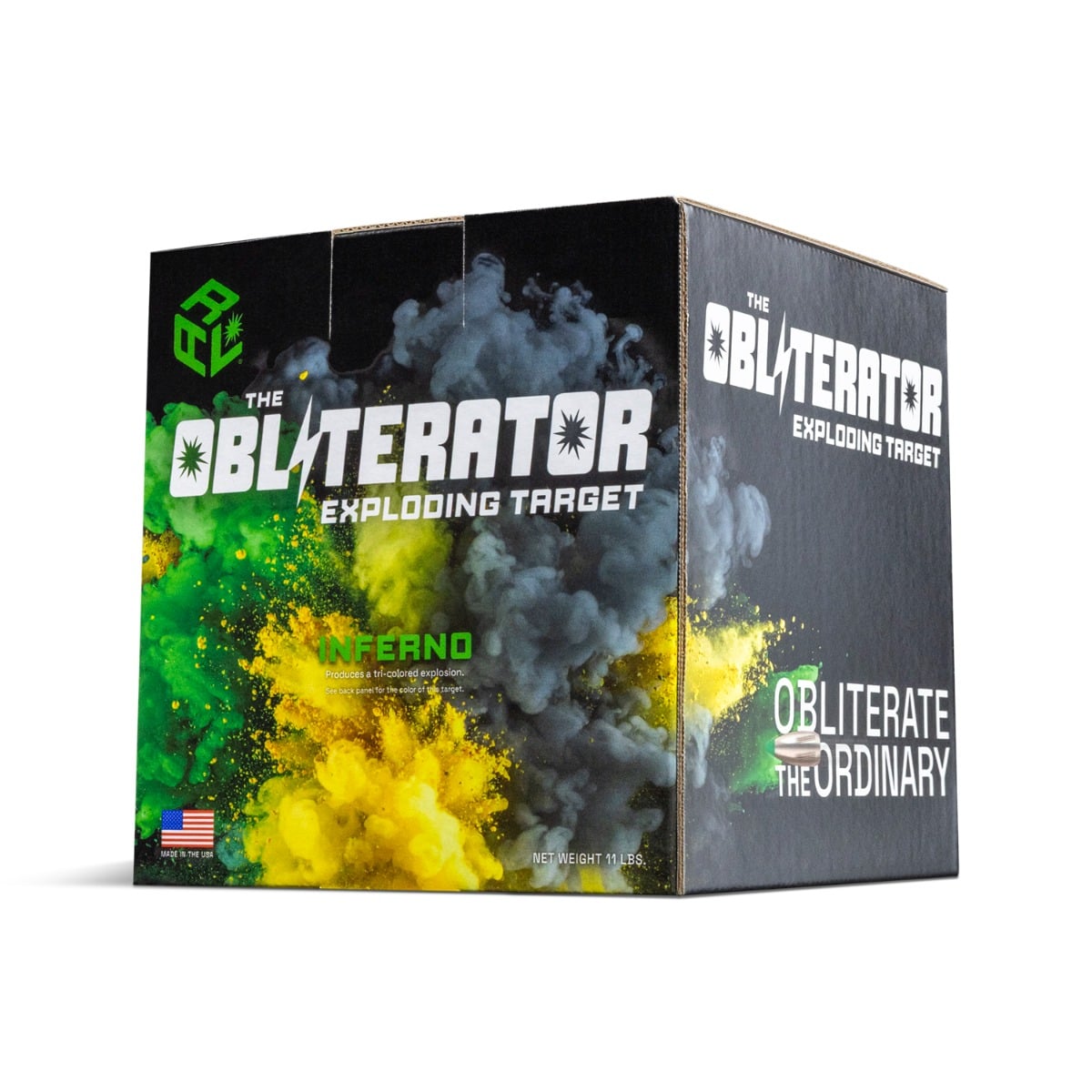 Adrenaline Research Labs The Obliterator Inferno Exploding Color Target, Orange/Yellow/Yellow