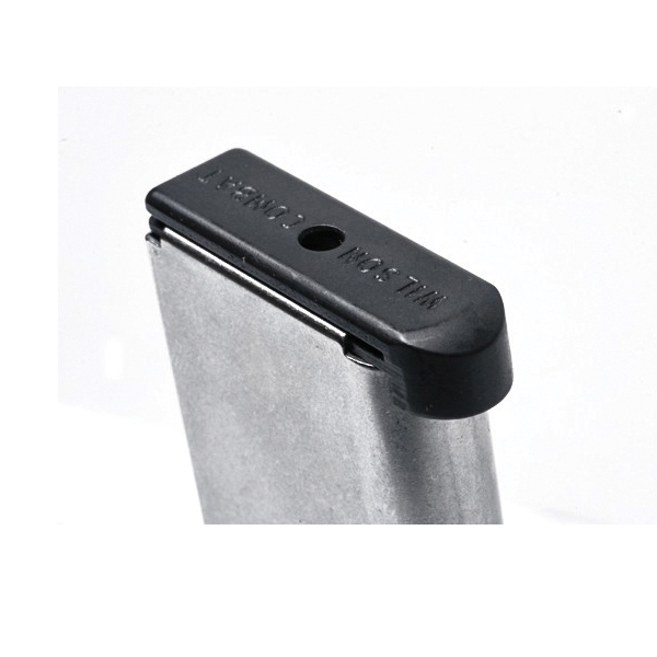 Wilson Combat Low-Profile Base Pad for 47 Series .45 ACP Magazines in 1911 Pistols, Black Manganese - 47BLP