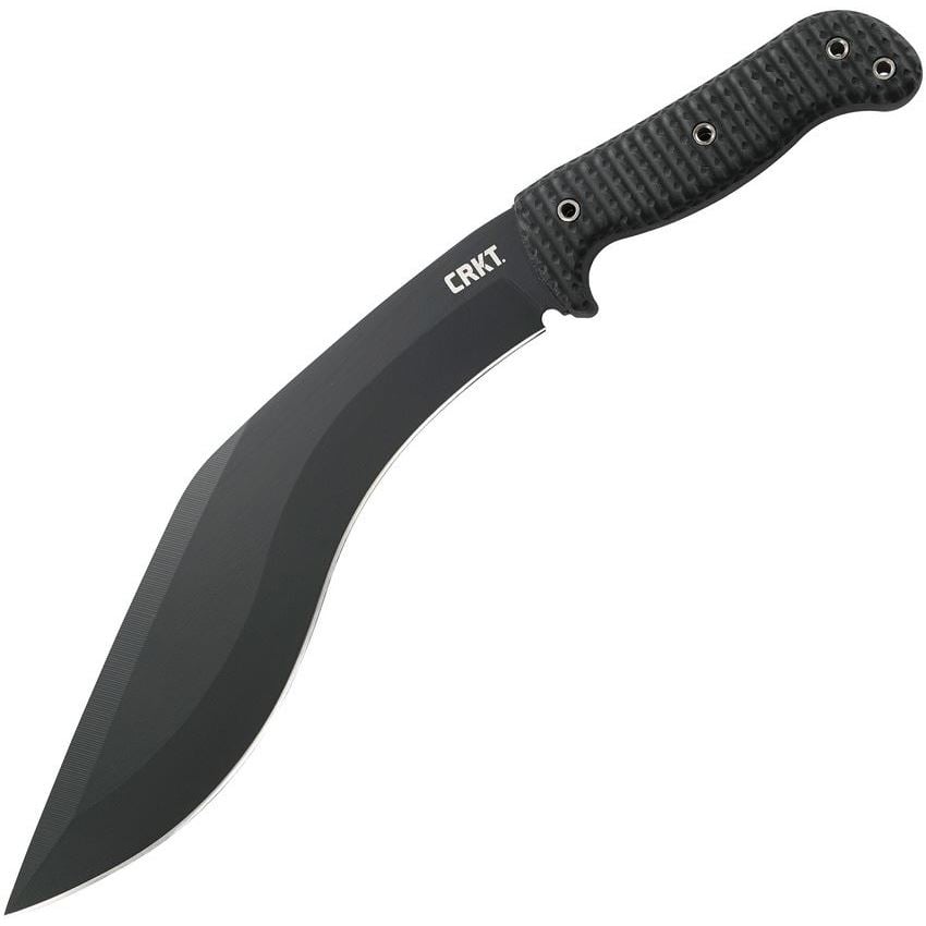 CRKT Kuk Recurve Fixed Knife Tactical Excellence in Stealthy Black - 2742