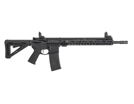 PSA 16" Mid-Length 5.56 NATO 1/7 Nitride 13.5" Lightweight M-Lok MOE EPT Rifle WIth MBUS Sight Set