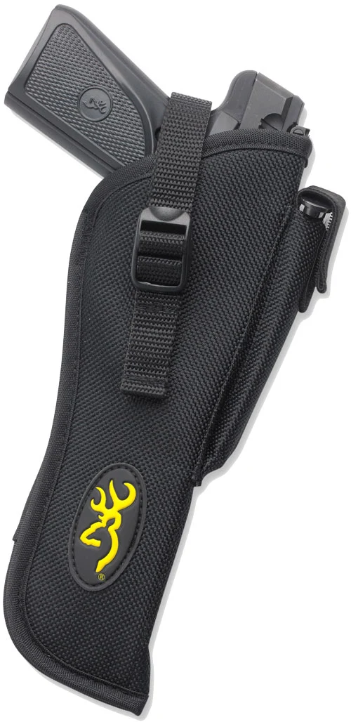 BROWNING BELT HOLSTER W/MAG - POUCH BUCK MARK PISTOL RH BLCK