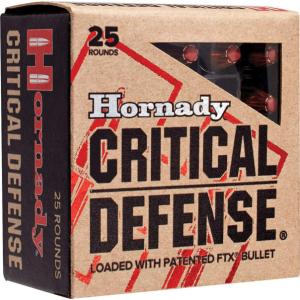 Hornady 91000 Critical Defense 9x18 Makarov 95 GR Flex Tip Expanding - 25rd Box