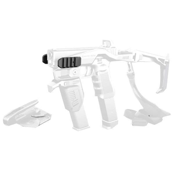 Recover Tactical Stabilizer Picatinny Side Rail for Glock G17 Gen3, Black - SR2001