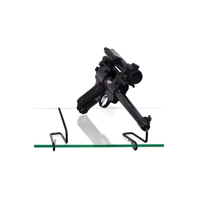 Gun Storage Solutions Handgun Front Kikstand for .22 Cal - Up, 1 Per Stand, Black - FKIK10