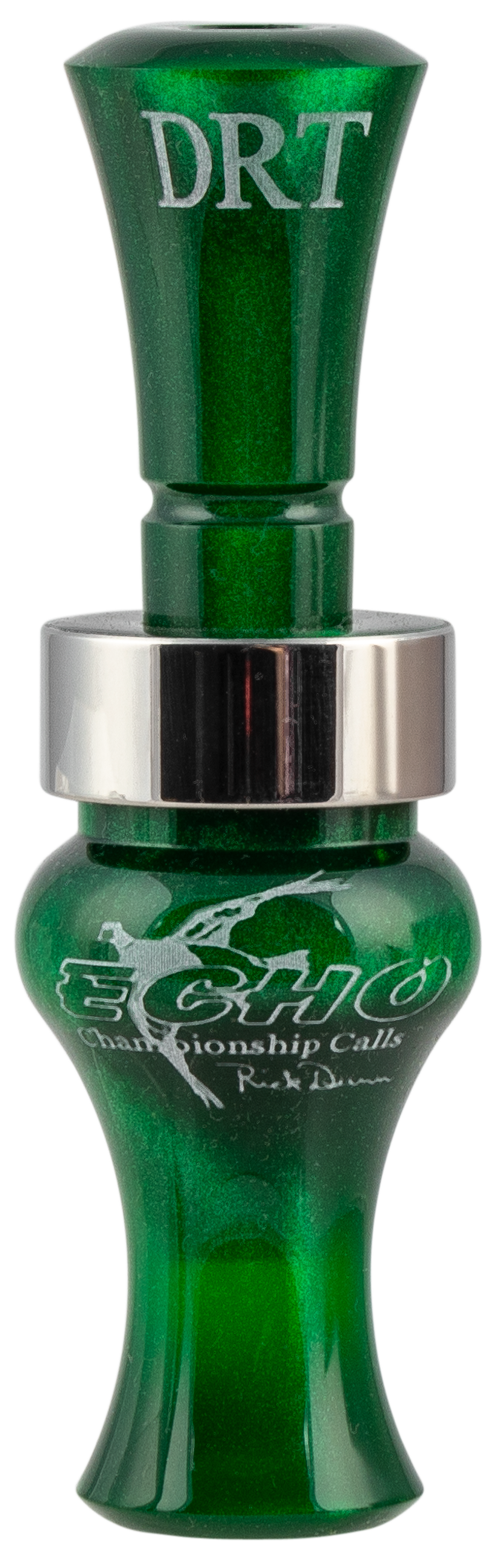 Echo Calls Timber Double Reed Duck Call (Green/Pearl)