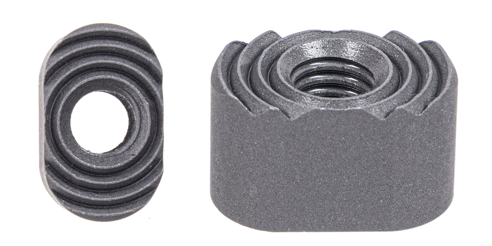 Harrington & Richardson Retro Magazine Catch Button, Gray Anodized