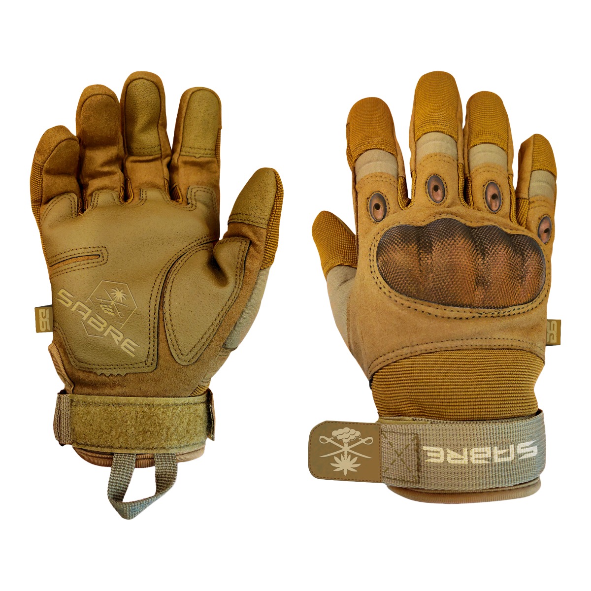 PSA Sabre Skeleton Knuckle Glove - Tan - XL