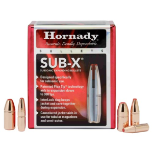 HORNADY Reloading Bullets Sub-X 45 Cal 410 Grain 50rd