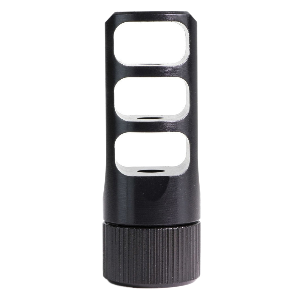 Faxon Firearms MuzzLok 3-Port Muzzle Brake 5/8-24, Black