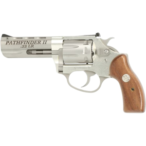 Charter Arms Pathfinder II 22 Long Rifle Revolver 3.5" Stainless Barrel 8 Round Wood Grip