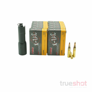 BUNDLE DEAL: Black Sig Sauer Foxtrot-MSR Compact M-Lok Rifle Light and 200 Rounds of Ammo - PMC 5.56 55 Grain