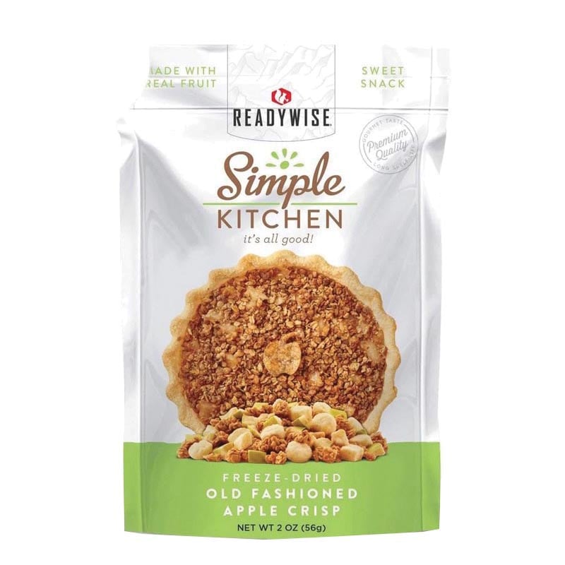 ReadyWise Simple Kitchen Old Fashioned Apple Crisp, 2 oz Pack of 6