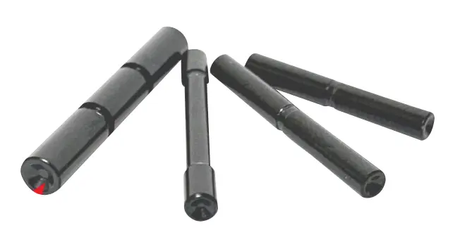 Cross Armory CRG4PSBK 4 Pin Set Dimpled Compatible w/Glock Gen4 4140 Steel Pistol
