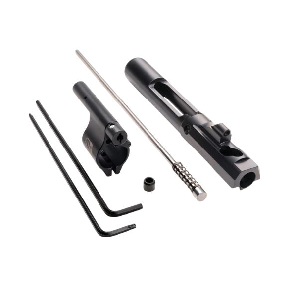 Superlative Arms Carbine-Length Piston System w/Clamp-On Gas Block 0.75" x 1", Black