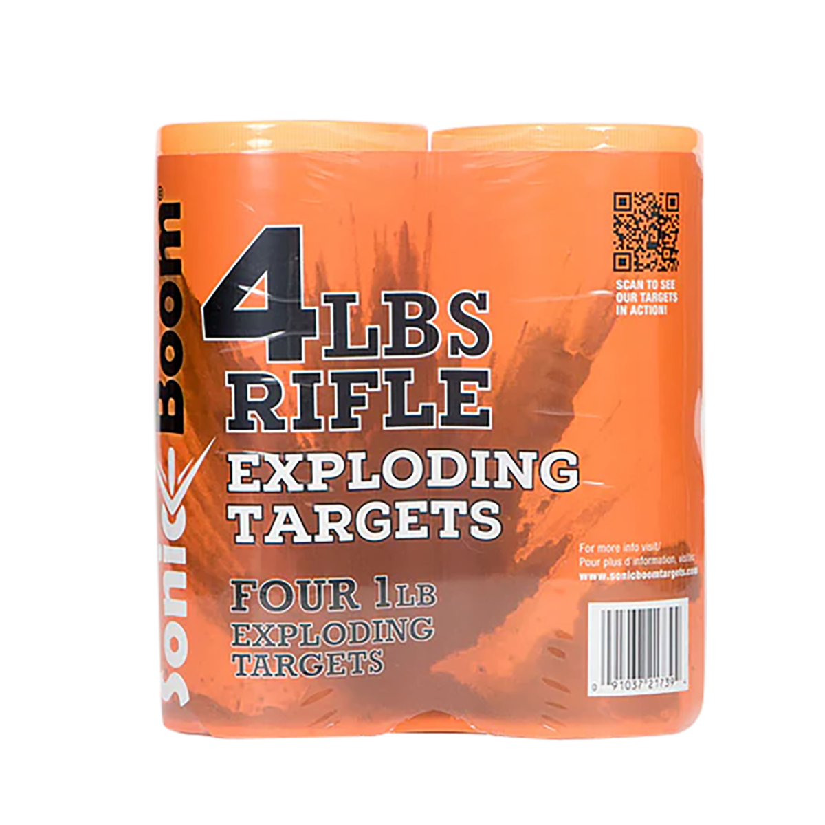 Sonic Boom 1 lb Exploding Rifle Target, Pack of 4