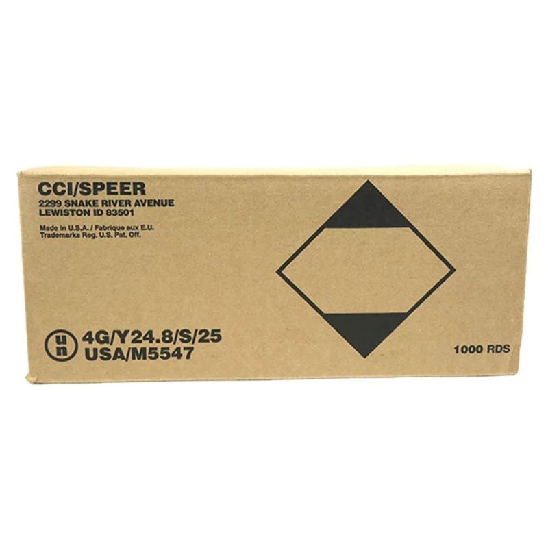 CCI Blazer Brass Handgun Ammunition .40 S 165 gr FMJ 1050 fps 1000/ct Case