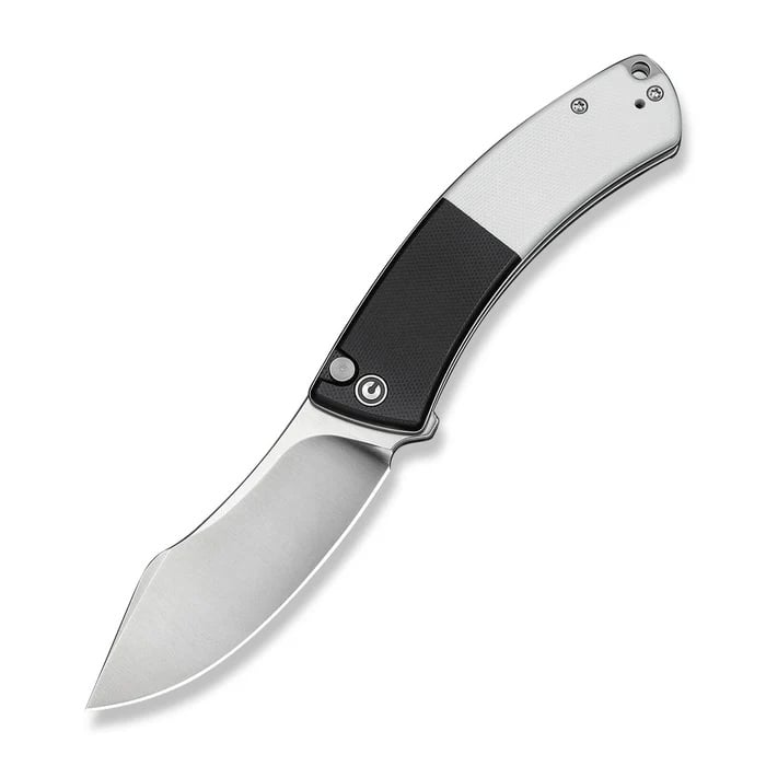 CIVIVI Outlaw Muk Folding Nessmuk Knife, Black/White - C24079-4