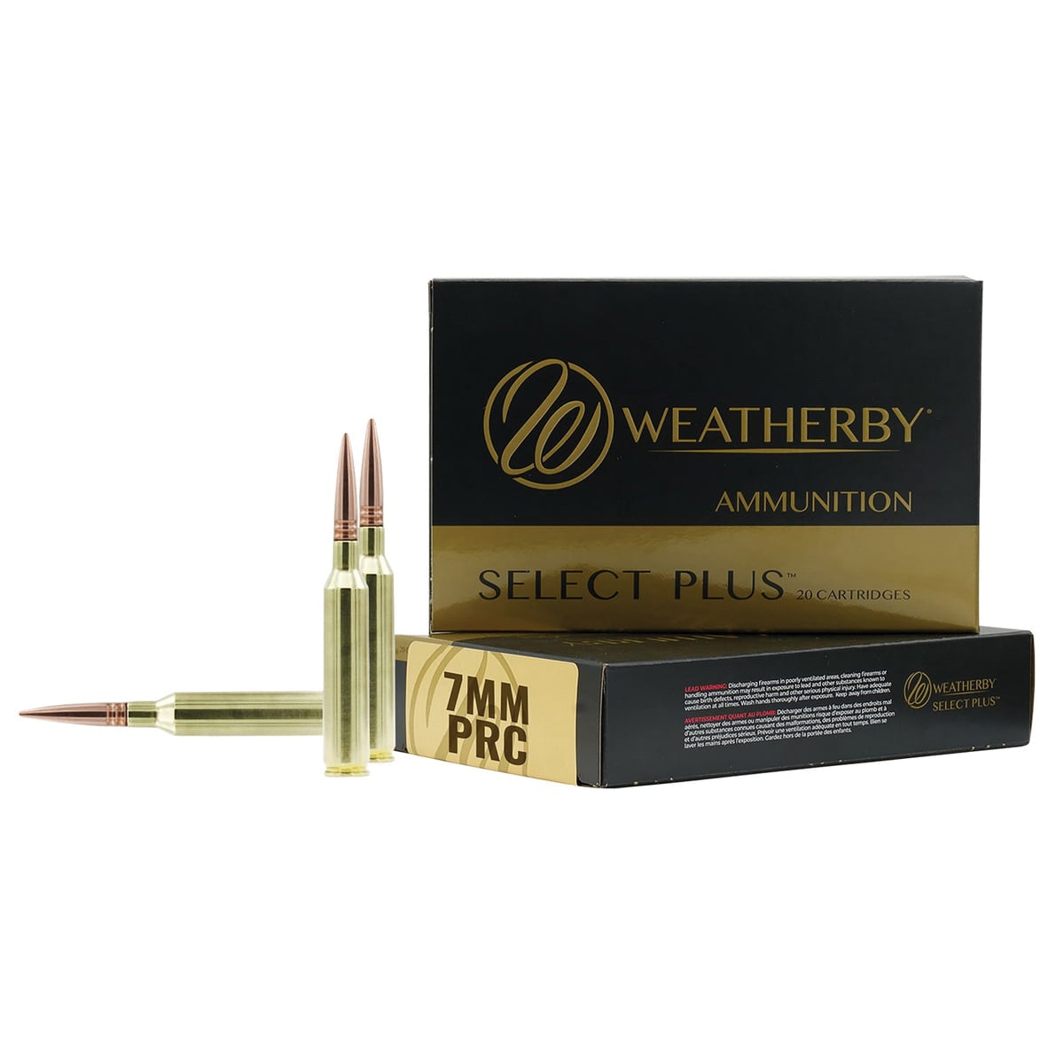 Weatherby Select Plus Rifle Ammunition 7mm PRC 177gr Hammer Custom 2925 fps 20/ct - No Credit Card Fees - Low, flat rate shipping
