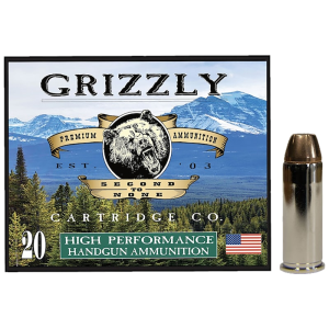 Grizzly High Performance 44 Special 240gr Jacketed Hollow Point Brass Case Ammunition 20 Rounds GC44SP5