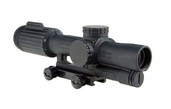Trijicon VCOG 1-6x24 Green Horseshoe Dot/Crosshair Rifle Scope .223/55gr Thumb Screw Mount Black