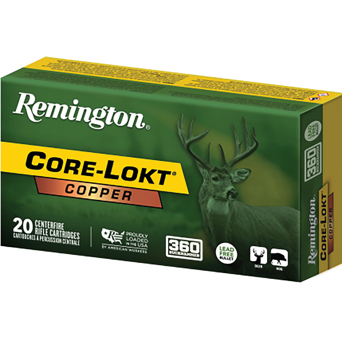 Remington 360 BHMR 160 gr CHP 20rds Rifle Ammo for Reliable Performance - R20061
