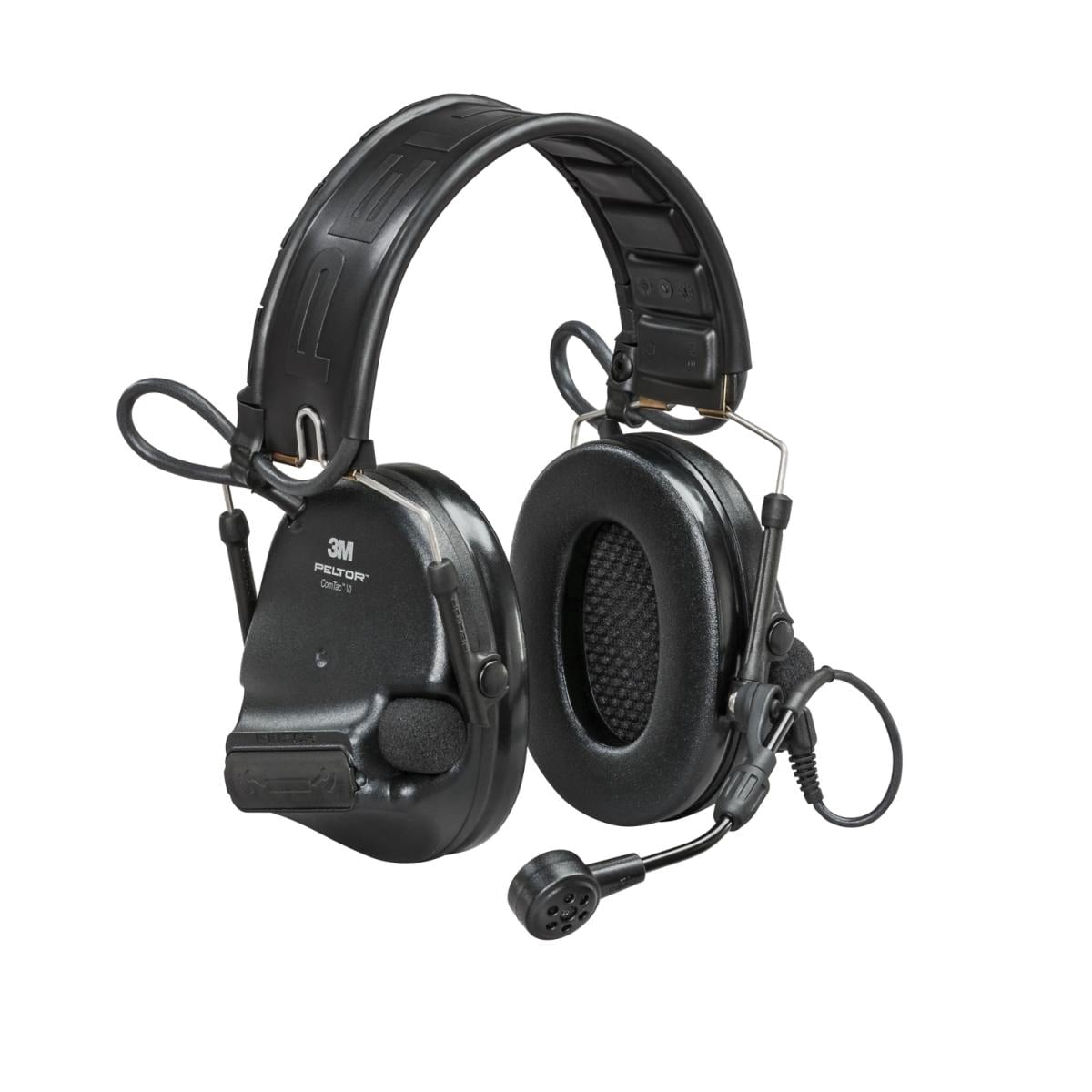 3M Peltor SwatTac VI 20/23 dB NIB Hearing Defender Headset, Black