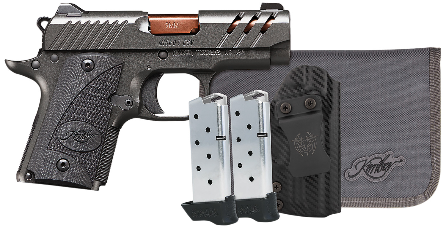 Kimber Micro 9 9mm Pistol Bundle - Rose Copper TiN Barrel