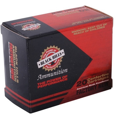 Black Hills 9mm Luger Ammo +P 124 Grain Jacketed Hollow Point - D9N920