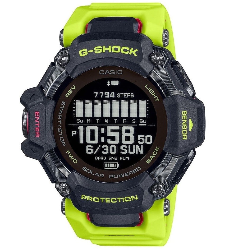 Casio G-Shock Move GBHD2000-1A9 Digital Wrist Watch, Yellow - GBDH20001A9