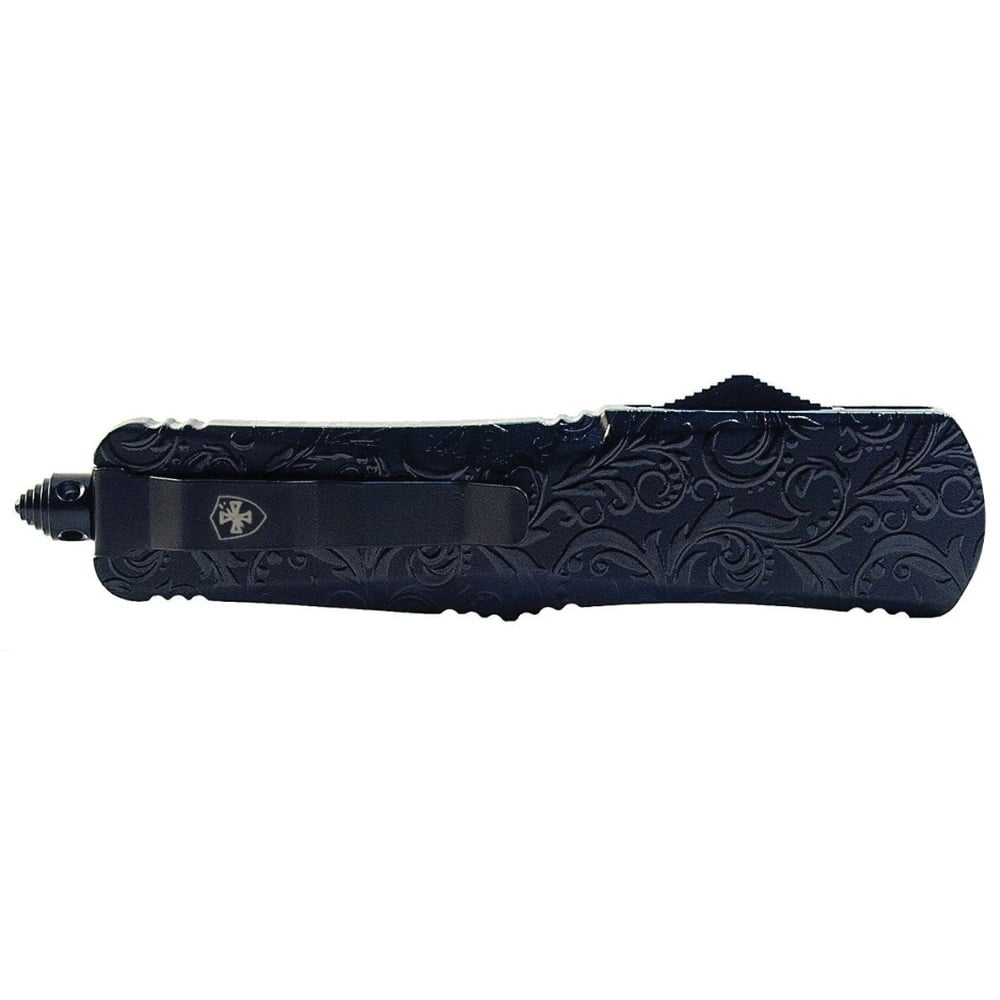 Templar Knife Large OTF Knife Dagger, Maiden Black Gloss - L-MDG-13-1