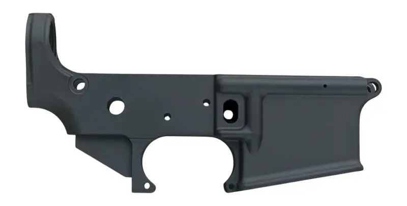 White Label Armory WLA-LOW-1031-01 Forged Lower Receiver Multi Black Hardcoat Anodize AR-15