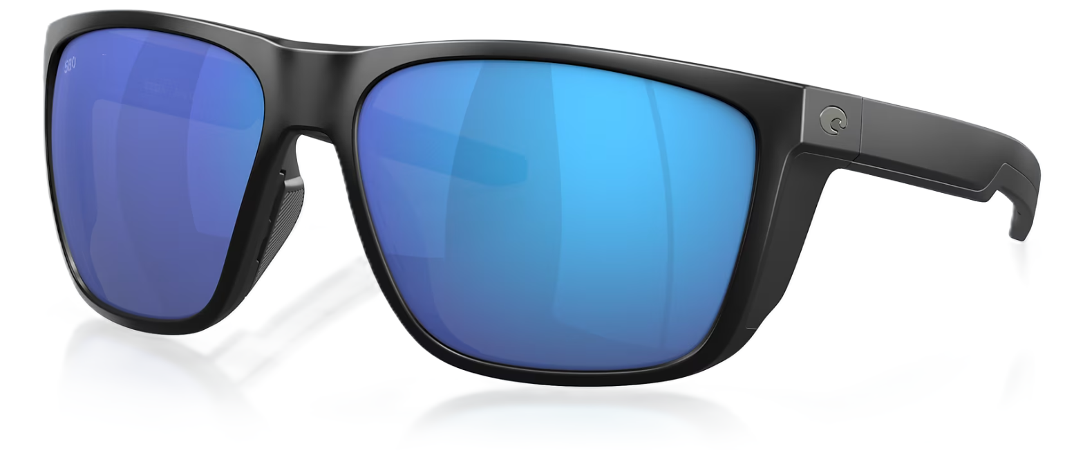 Costa Ferg Xl - Matte Black w/ Blue Mirror 580G
