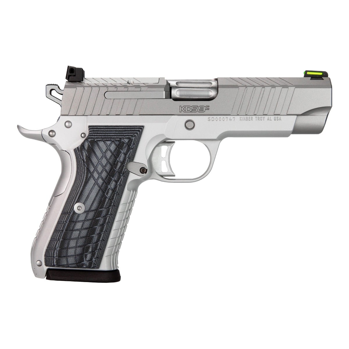 Kimber 1911 KDS9c 9mm 4.09" 15rd, Silver