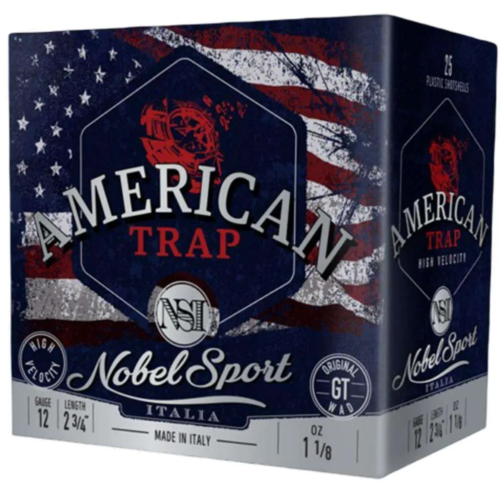 Noble NSI Target Nobel Speed Shotshell 12 ga 2-3/4" 1-1/8 oz 1300 fps #7.5 25/ct