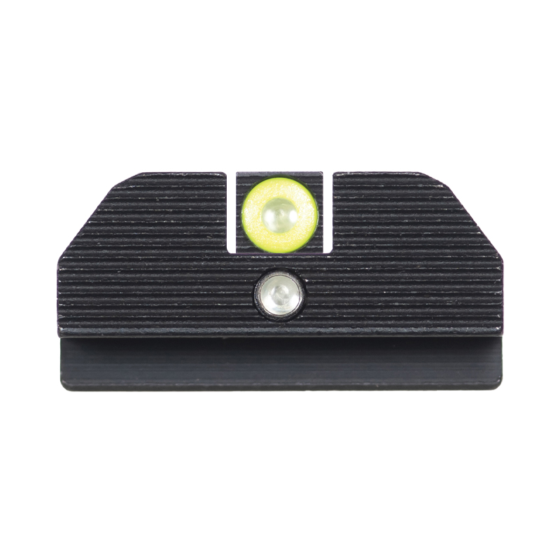 Night Fision Perfect Dot Student of the Gun Accur8 Sight Set Front/Rear, Green/Yellow/Green/Black