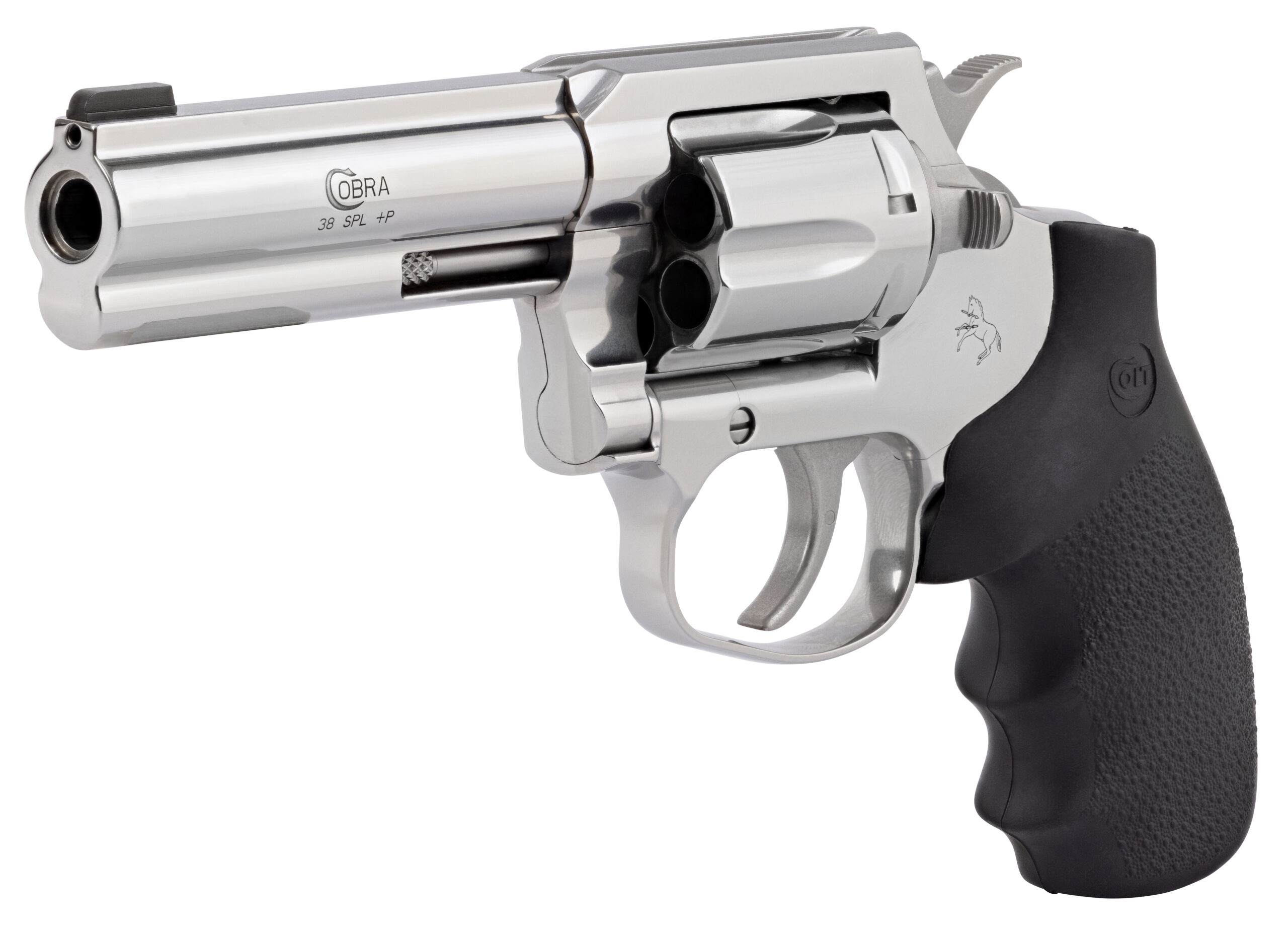 Colt Cobra .38 Special Revolver with Hogue Grip, 4" Barrel