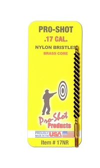 Pro-Shot .17 Cal. Nylon Bristle Rifle Bore Brush  17NR